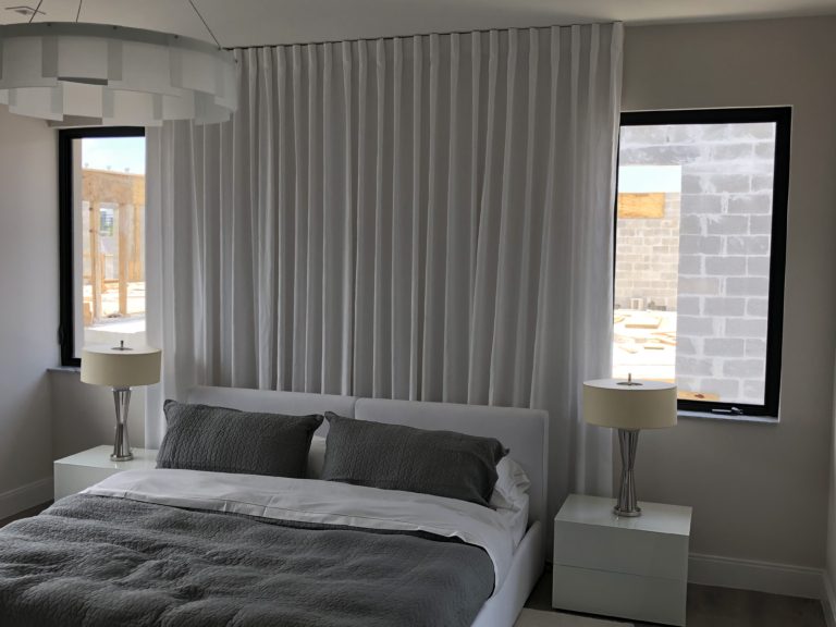 Stationary Ripple fold drapery curtain panels